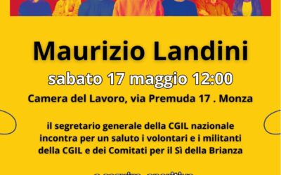 Murizio Landini a Monza