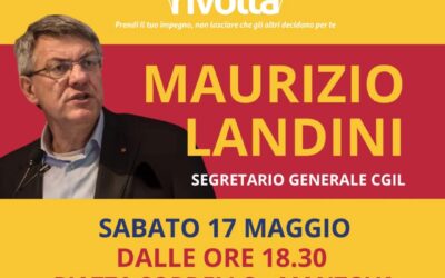 Maurizio Landini Mantova 17 maggio